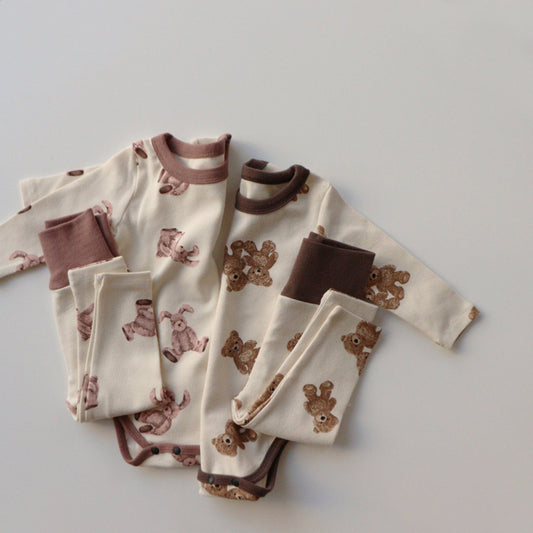 Jungen und Mädchen Baby Hauskleidung Anzug