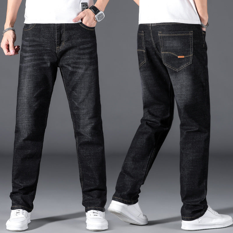 Sommer dünne Jeans Herren lose gerade