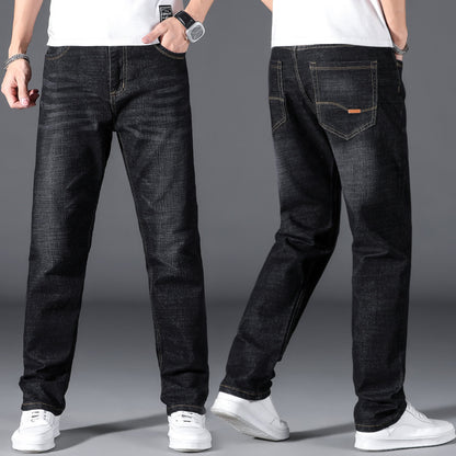 Sommer dünne Jeans Herren lose gerade