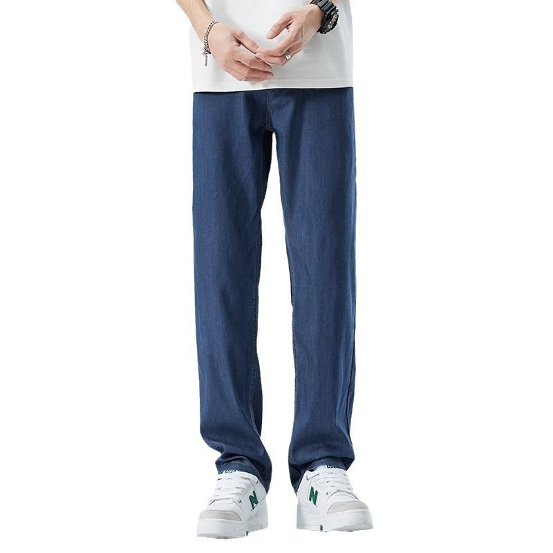 Herren Lose Gerade Eis Seide Freizeit jeans