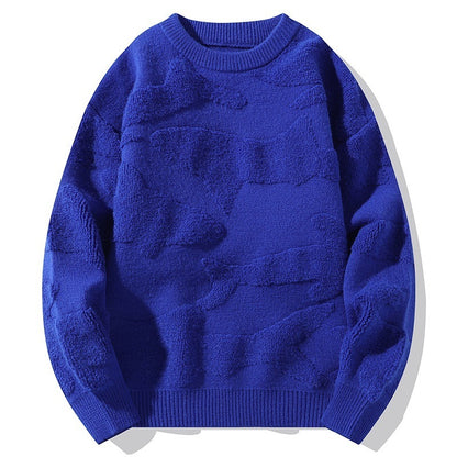 Winter Pullover, dick gefüttert mit Fleece, Plus-Size, locker geschnitten als Unterziehpullover