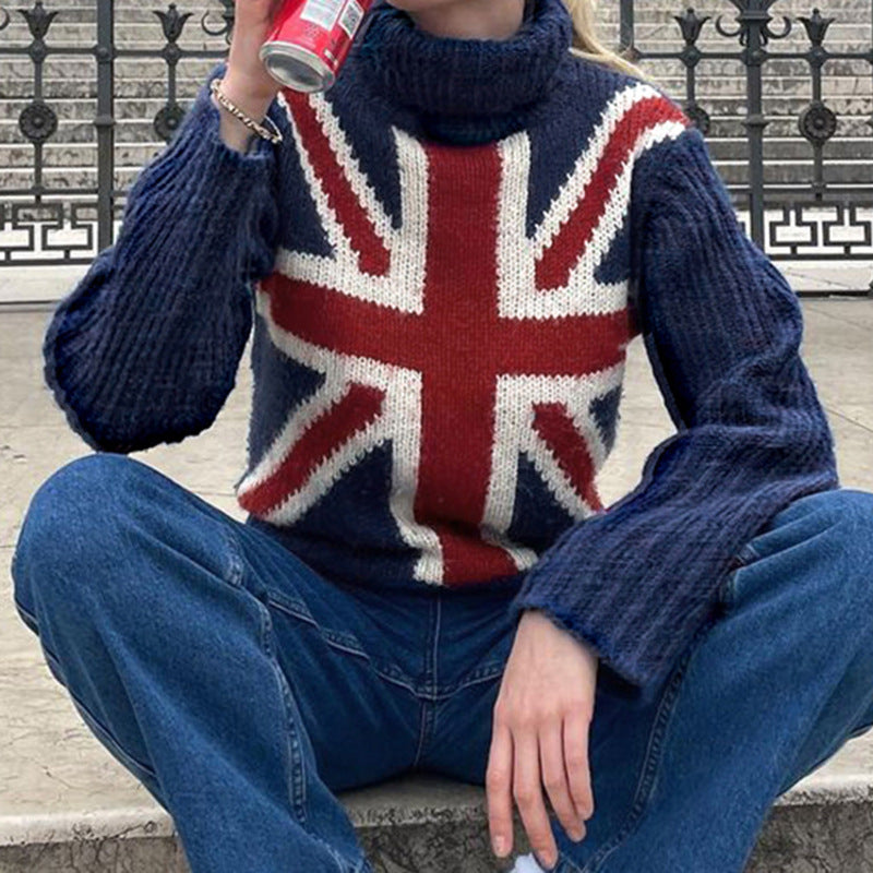 Amerikanischer Turtleneck Pullover