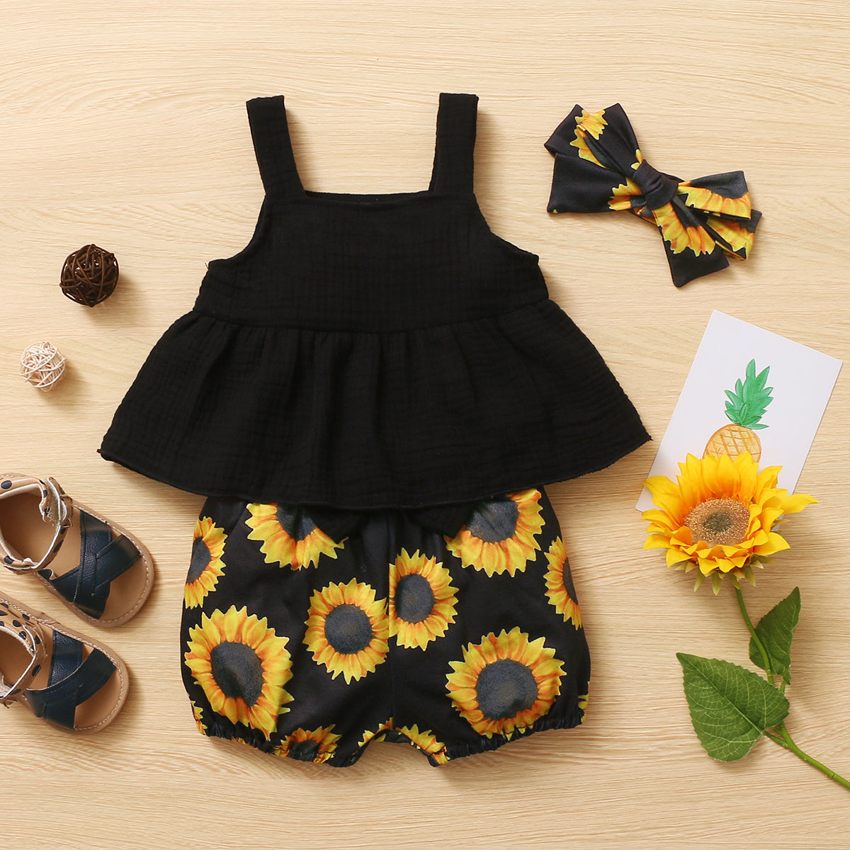 Newborn Baby Girl Summer Clothes Cute