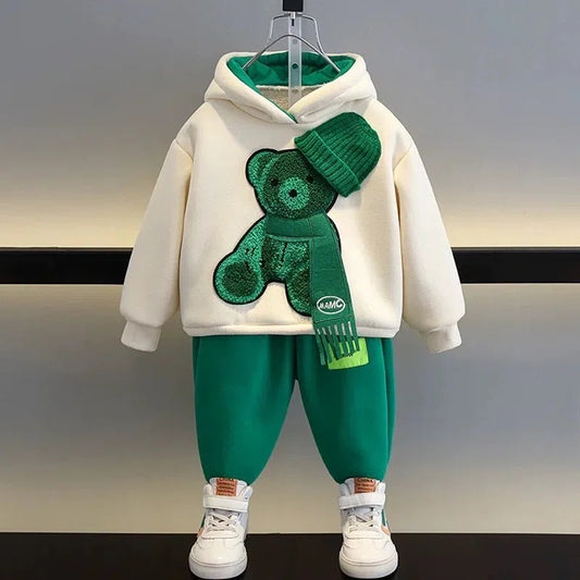 Jungen- und Mädchenanzug Modische Kinderkleidung Frühling und Herbst Sport-Sweatshirt