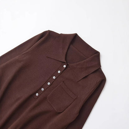 Modische Damen Wollmischung Strickjacke