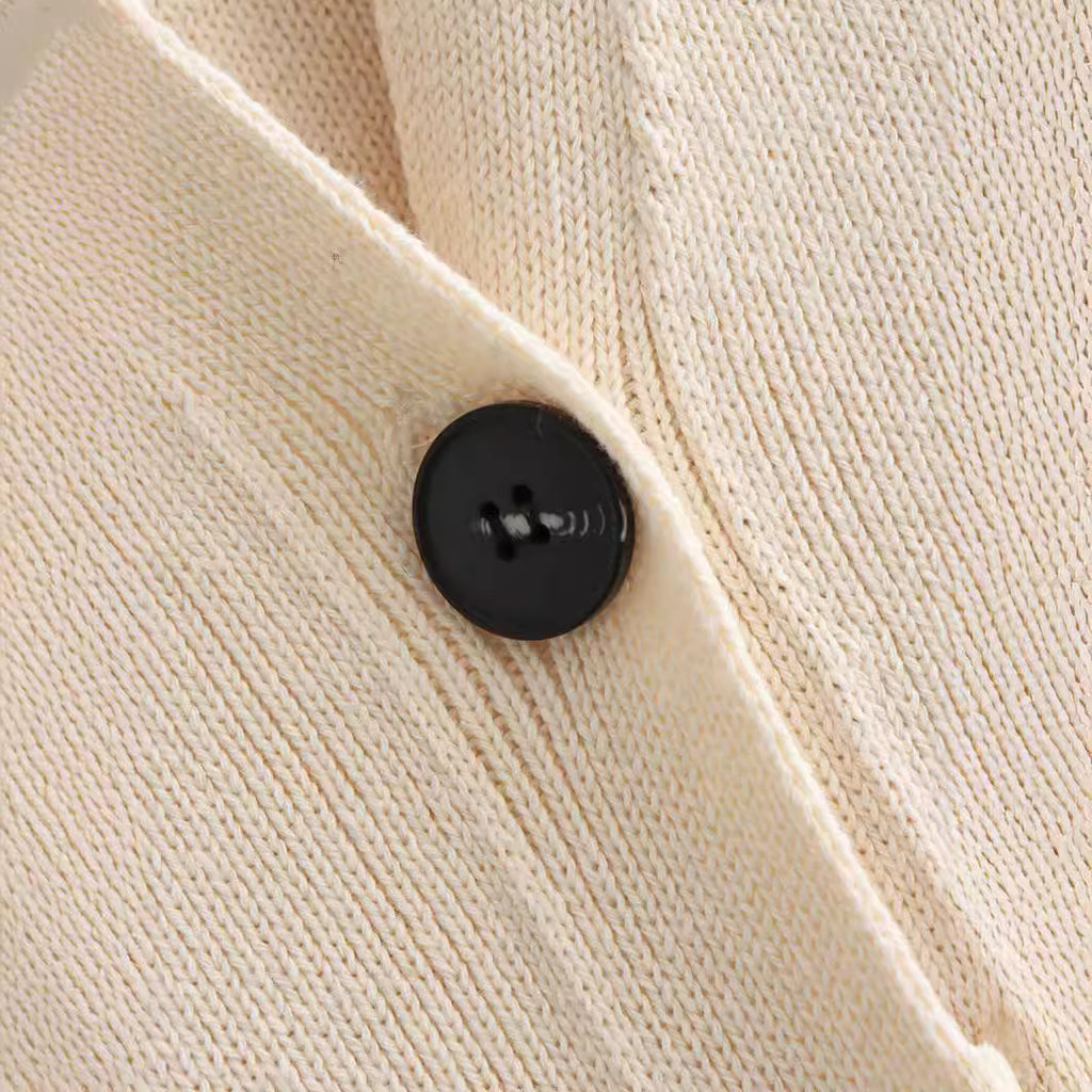 Modische Komfortable Strickjacke Pullover