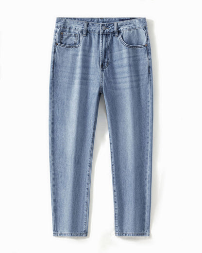 Herren japanische lockere Retro Easy Matching Freizeit Jeans
