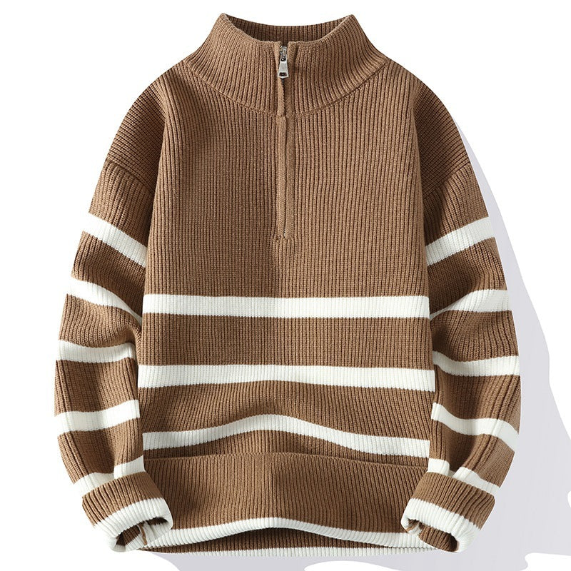 Winter-Neuheit, lockerer Pullover aus Strick, als Basis-Strickbekleidung