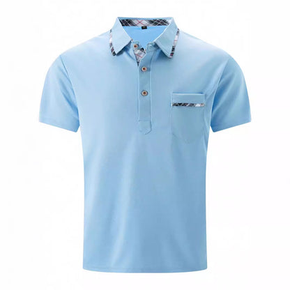 Europäische und amerikanische Revers-T-Shirt Polo-Shirt