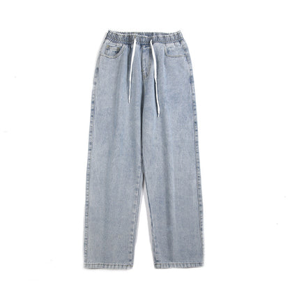 Elastischer Bund lockere gerade herabhängende Mop-Hose