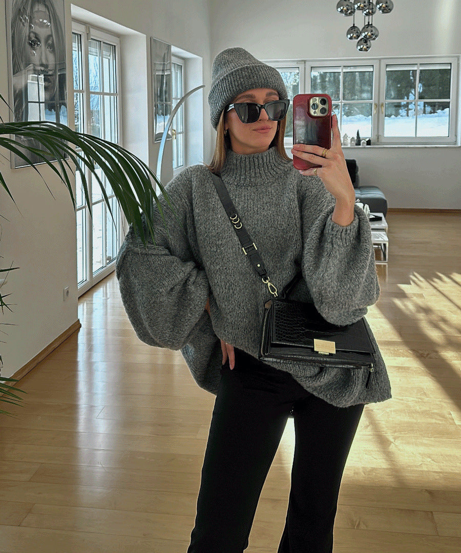 Lockerer Pullover in Übergröße