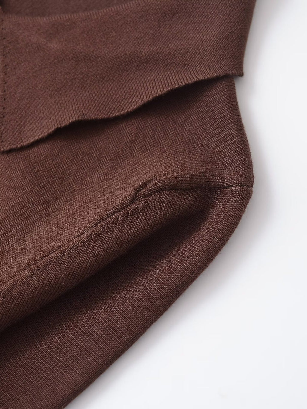 Modische Wollmischung Strickjacke