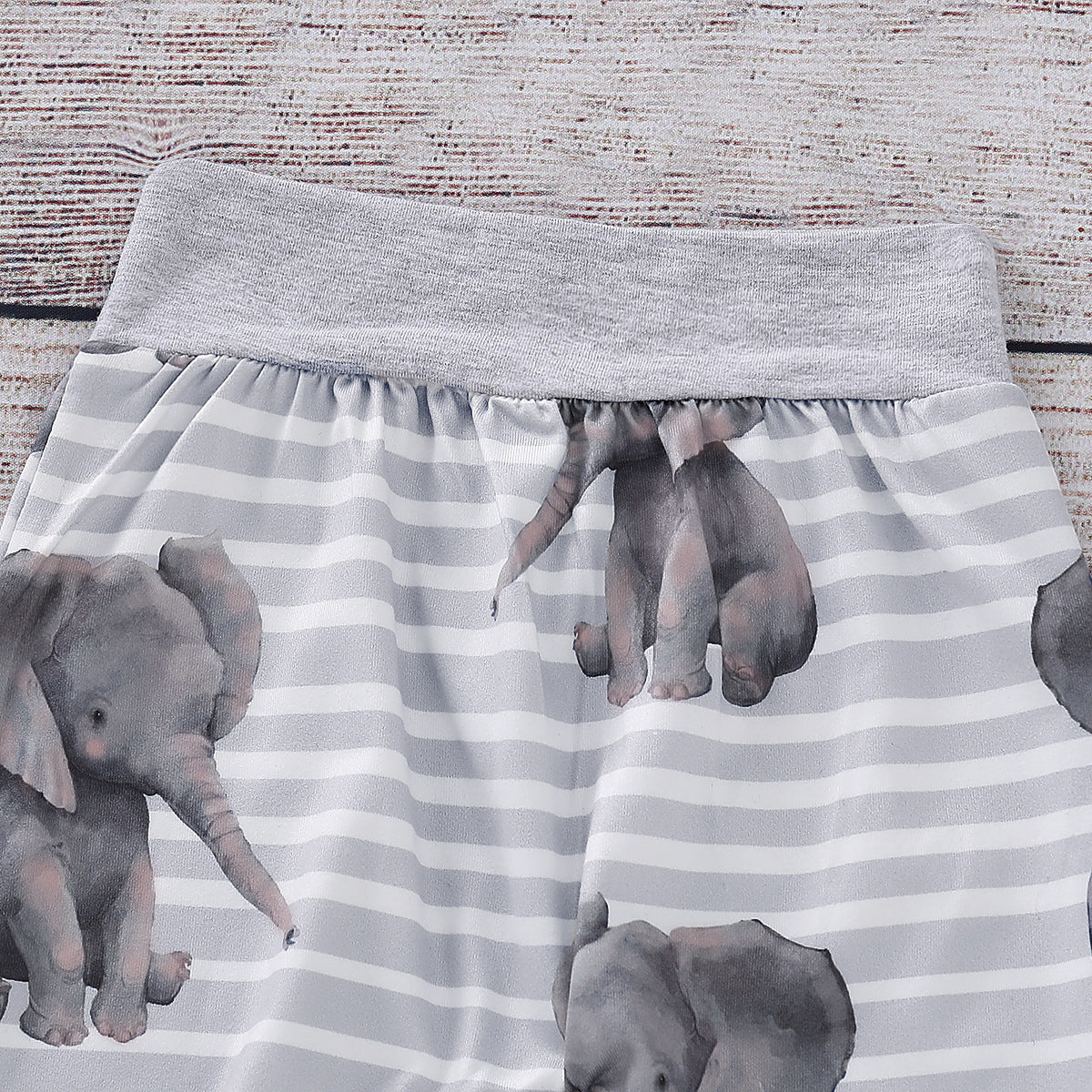 Kinderkleidung Explosion Modell Baby Elefant mit Kapuze Anzug Punkte