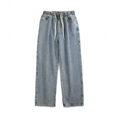 Elastischer Bund lockere gerade herabhängende Mop-Hose