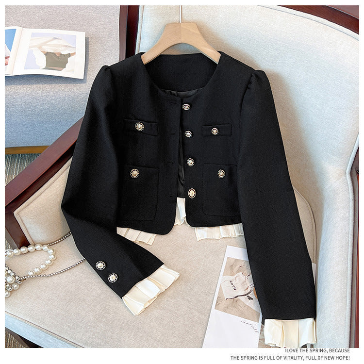 Suit French Socialite Coat Skirt Two-piece Set