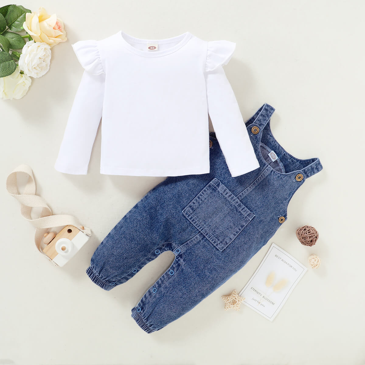 Baby Mädchen Kleidung Set Langarm