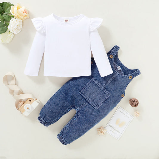 Baby Mädchen Kleidung Set Langarm