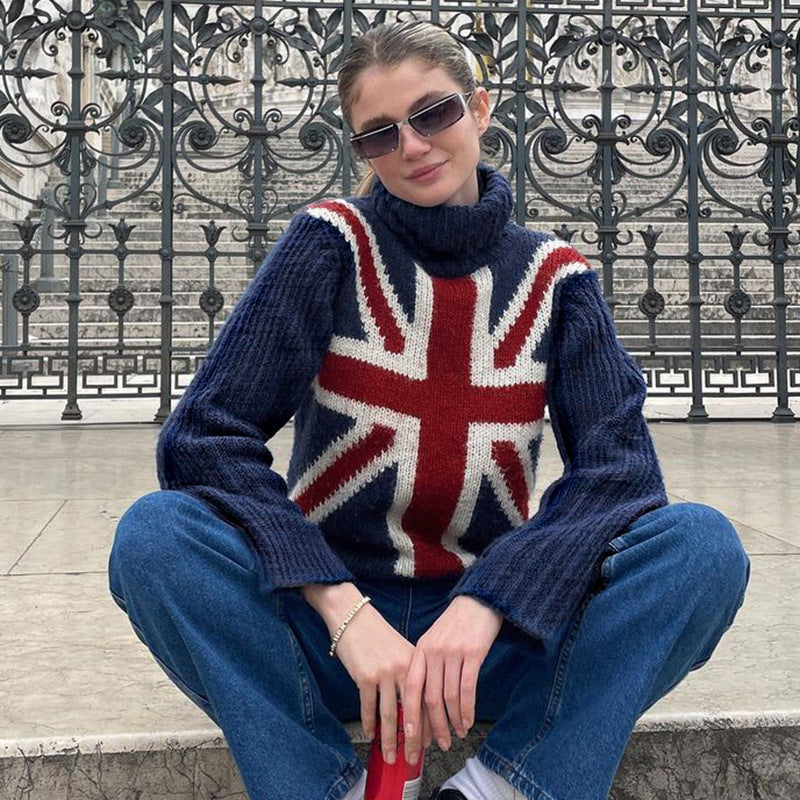 Amerikanischer Turtleneck Pullover