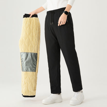 Herren-Übergröße Baumwollhose aus Graphen und Lammwolle
