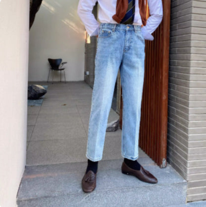 Herren Slim Jeans Match The British Retro