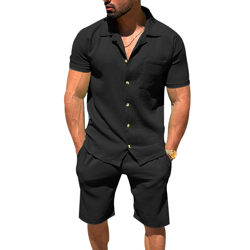 Summer set: short-sleeved shirt &amp; shorts