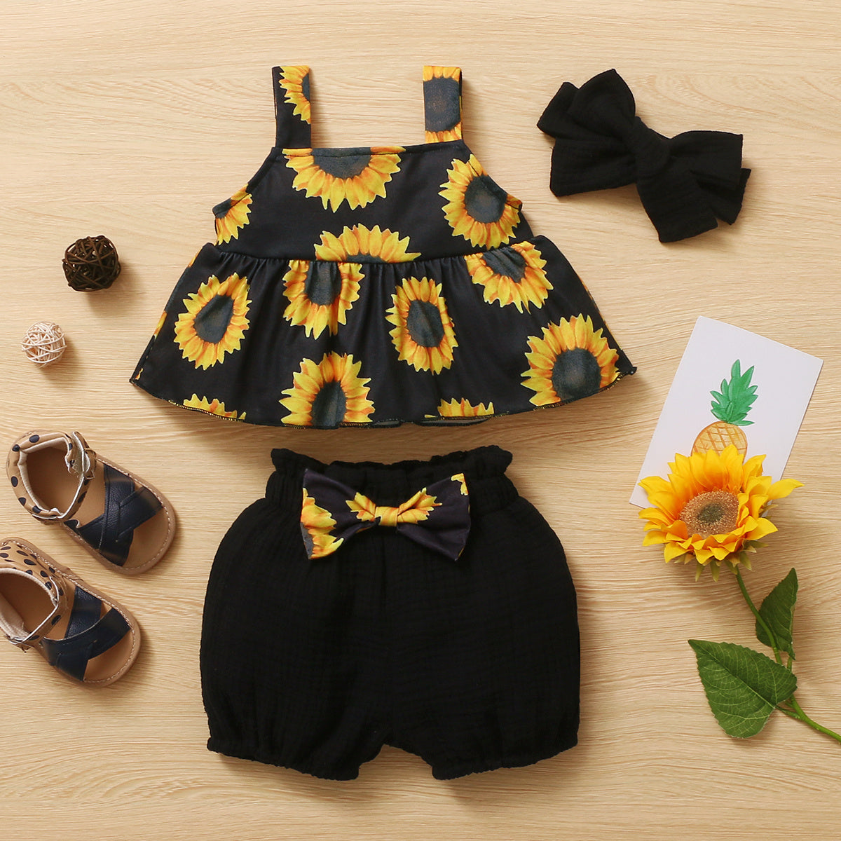 Newborn Baby Girl Summer Clothes Cute