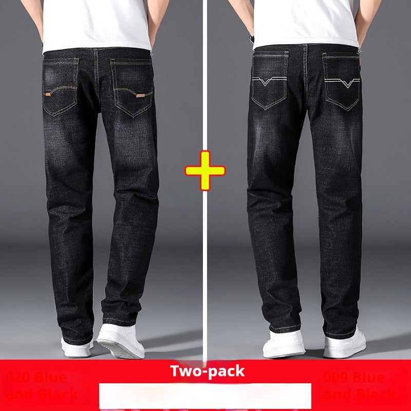 Sommer dünne Jeans Herren lose gerade