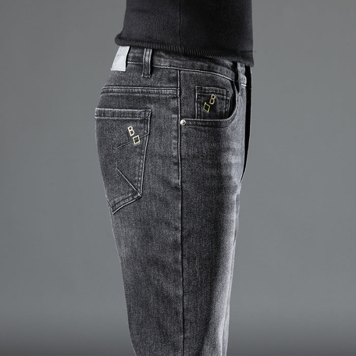 Lose Jeans für Männer elastisch vier Jahreszeiten