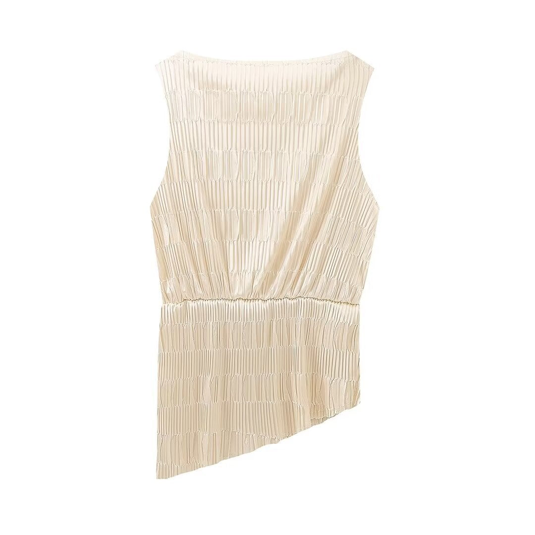 Women's Fashion Camisole Trousers Casual Suit