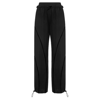 Slim Waist Elastic Band Casual Pants for Women