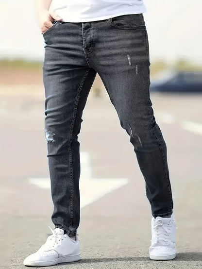 Slim-Fit Stretch-Jeans im amerikanischen Stil