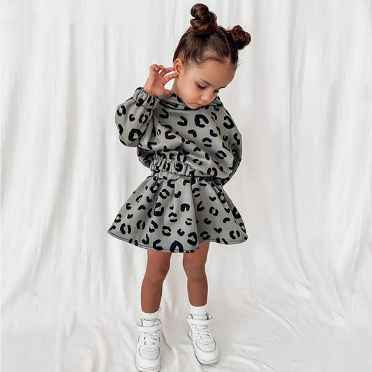 Leoparden-Print Kinder-Set