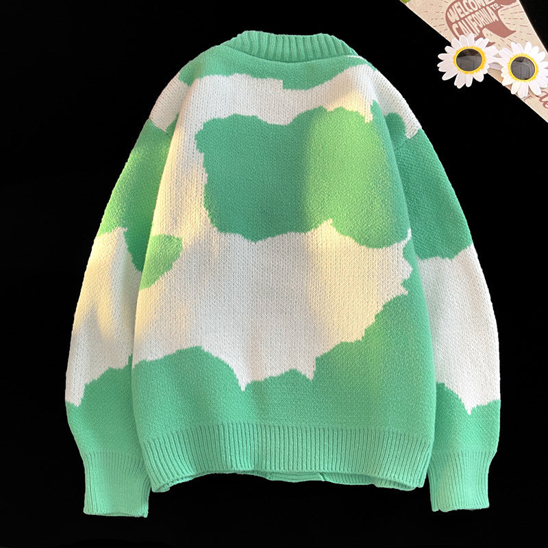 Lässiger Pullover aus Strick für Herren.