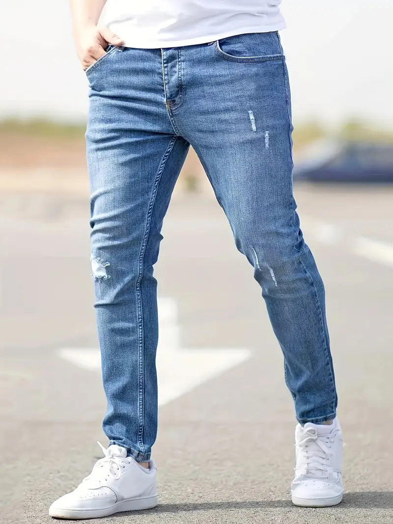 Slim-Fit Stretch-Jeans im amerikanischen Stil
