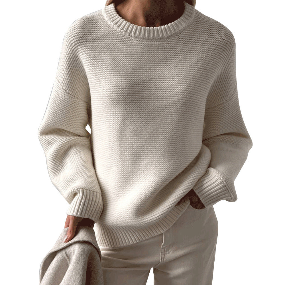Damen Strick pullover einfach und elegant