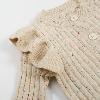 Baby Herbstkleidung Strick-Jumpsuit