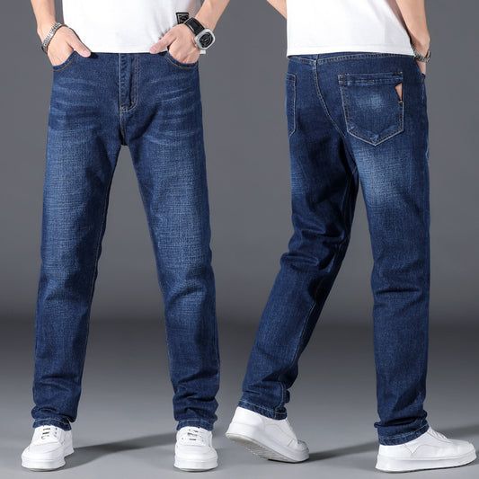 Sommer dünne Jeans Herren lose gerade
