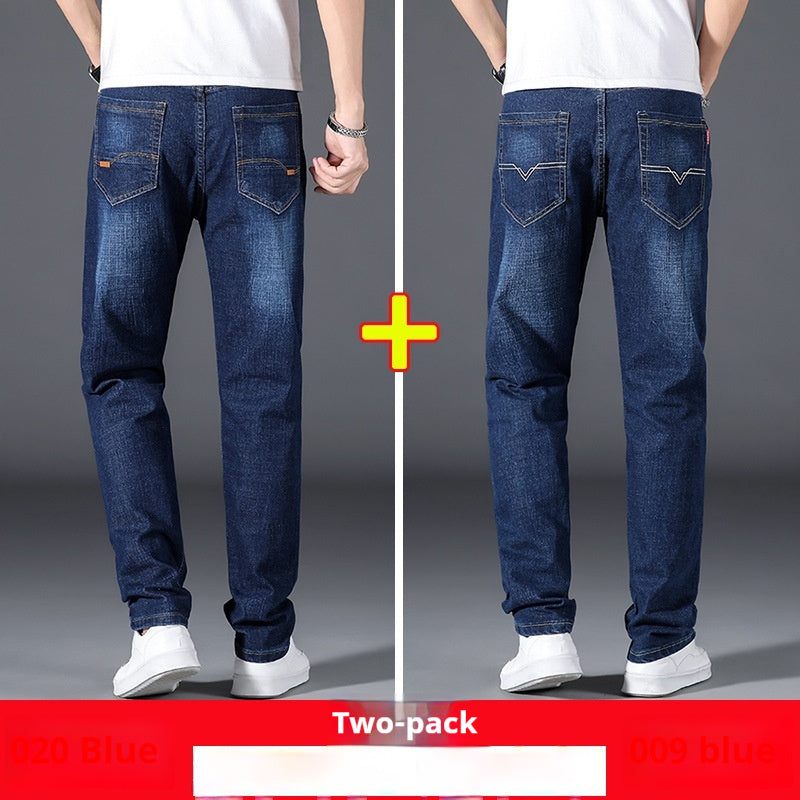 Sommer dünne Jeans Herren lose gerade