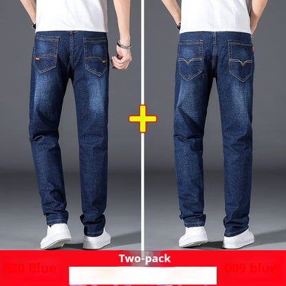 Sommer dünne Jeans Herren lose gerade