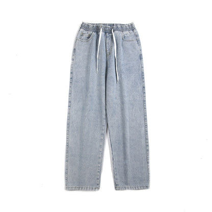 Elastischer Bund lockere gerade herabhängende Mop-Hose