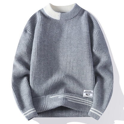 Herren-Cardigan mit mehrfarbigen Streifen