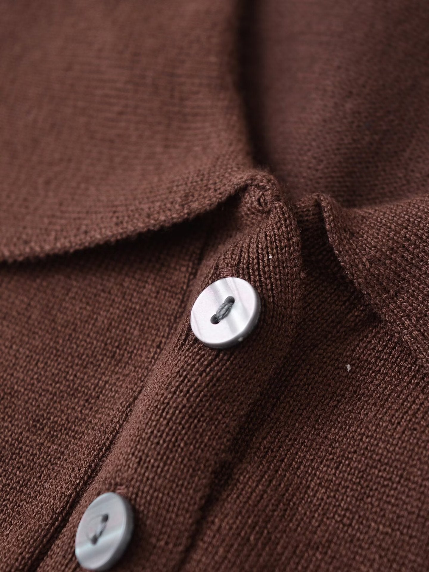 Modische Wollmischung Strickjacke