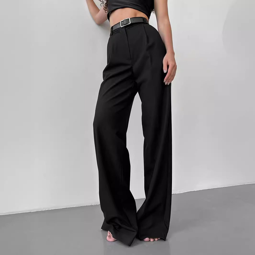 Elegante, Lockere Gerade Hose für den Alltag und Büro