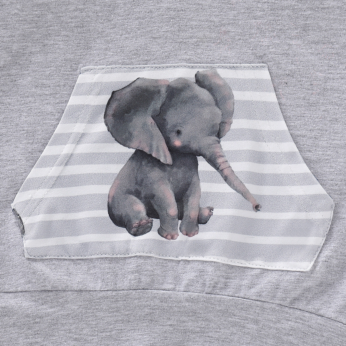 Kinderkleidung Explosion Modell Baby Elefant mit Kapuze Anzug Punkte