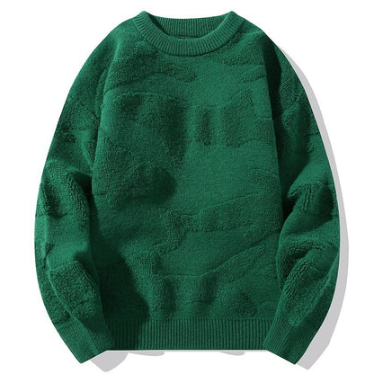 Winter Pullover, dick gefüttert mit Fleece, Plus-Size, locker geschnitten als Unterziehpullover