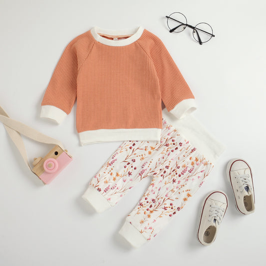 Baby Spitzen Langarm-Jumpsuit Anzug