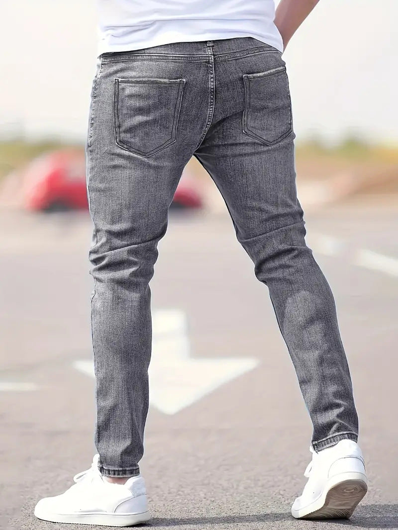 Slim-Fit Stretch-Jeans im amerikanischen Stil