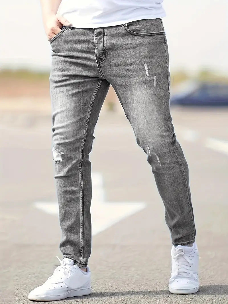 Slim-Fit Stretch-Jeans im amerikanischen Stil
