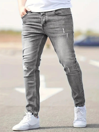 Slim-Fit Stretch-Jeans im amerikanischen Stil