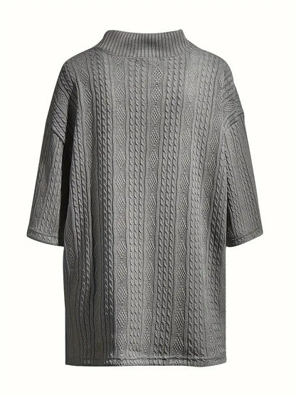 2-teiliges Herren-Set: Jacquard einfarbiges Kurzarm-V-Ausschnitt-Hemd und passende Shorts mit Kordelzug, sommerliche Freizeitbekleidung.